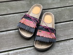 ◆ 着せ替えフリンジサンダル ◆ ¥12,000